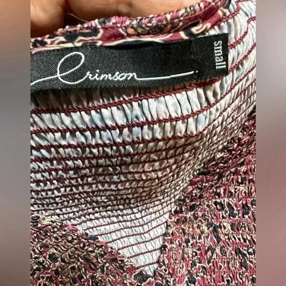 Crimson women’s bohemian prairie maxi dress‎ Sz Small - Picture 6 of 7